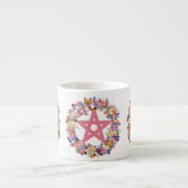 Pink Pentacle Espresso Mok (Voorkant)
