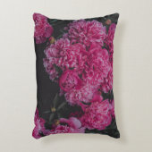 Pink peonies, dark moody aesthetic accent kussen (Voorkant(Verticaal))