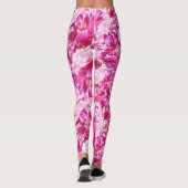 Pink Peonies Floral Abstract Yoga Pant Legging (Achterkant)