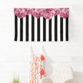 Pink Peonies Floral Backdrop Spandoek (Insitu)