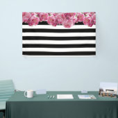 Pink Peonies Floral Backdrop Spandoek (Beurs)