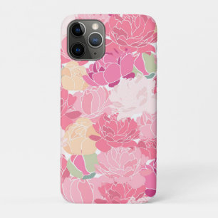 Pink Peonies Floral Garden Feminine Flowers Case-Mate iPhone Case