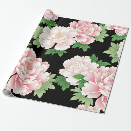 Pink Peonies  Floral Kimono Cadeaupapier