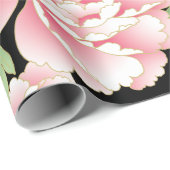 Pink Peonies  Floral Kimono Cadeaupapier (Rol Hoek)
