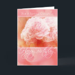 Pink Peonies Happy Birthday Daughter Kaart<br><div class="desc">Heerlijk roze en donzige pioenen - perfect voor de verjaardag van een speciale dochter,  en volledig aanpasbaar voor u om te personaliseren zoals u wilt!</div>