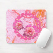 Pink Peonies Mousepad Muismat (Met muis)