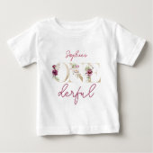 Pink peonies onederful birthday party watercolor (Voorkant)