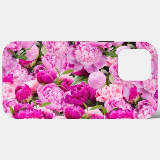 Pink Peonies Pattern Case-Mate iPhone Case (Achterkant (horizontaal))