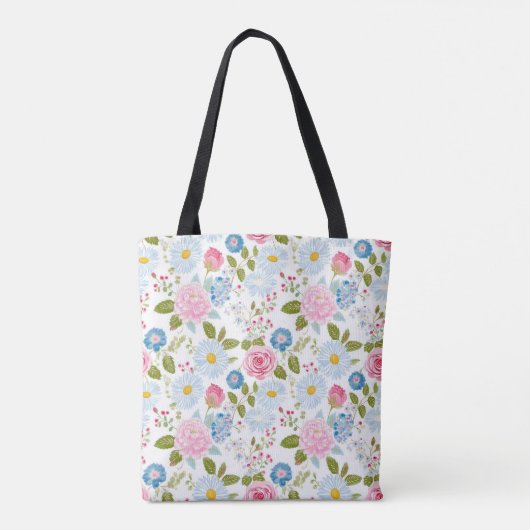 Pink Peonies Pattern  Tote Bag (Achterkant)