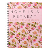 Pink Peonies Personal Homemaking Journal Notitieboek (Voorkant)