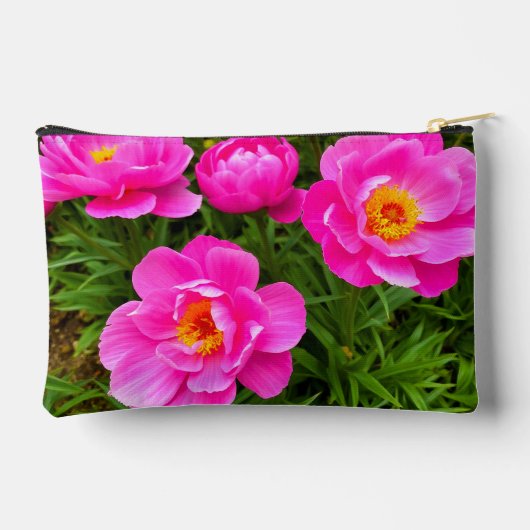 Pink Peonies Pouch Etui (Achterkant)