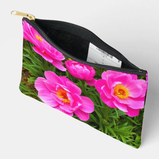 Pink Peonies Pouch Etui (Open)