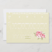 Pink Peony (2) Uitnodiging (Achterkant)