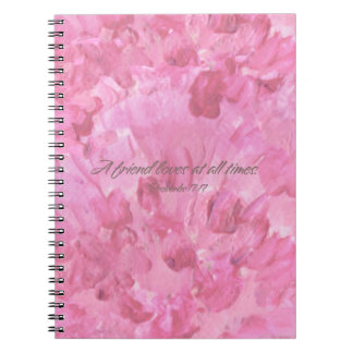 Pink Peony-A Friend Loves Spiral Notebook Notitieboek