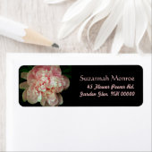 Pink Peony Adresetiketten Etiket (Insitu)
