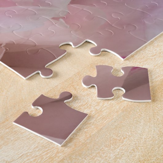 Pink Peony Blossom Legpuzzel (Zijkant)