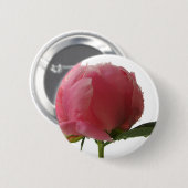 Pink Peony Blossom Ronde Button 5,7 Cm (Voorkant /achterkant)