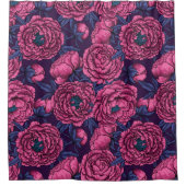 Pink peony bouquet douchegordijn (Voorkant)