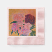Pink Peony bouquet Servet (Voorkant)