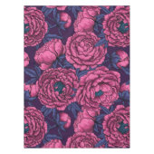 Pink peony bouquet tafelkleed (Voorkant)