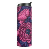 Pink peony bouquet thermosbeker (Gedraaid links)