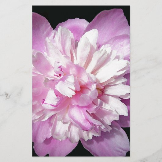 Pink Peony Briefpapier (Voorkant)