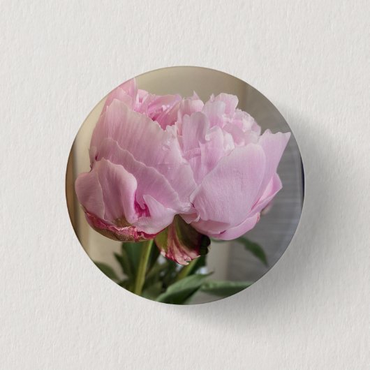 Pink Peony Button (Voorkant)