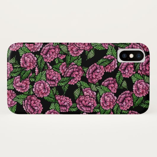 Pink Peony Case-Mate iPhone Case (Achterkant (horizontaal))