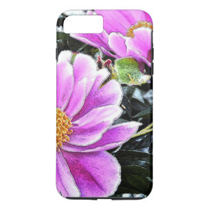 "PINK PEONY" iPhone 8/7 PLUS HOESJE