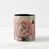 Pink Peony Coffee Mok (Center)