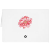 Pink Peony Dank je Floral Flowers Peonies (Achterkant Horizontaal)