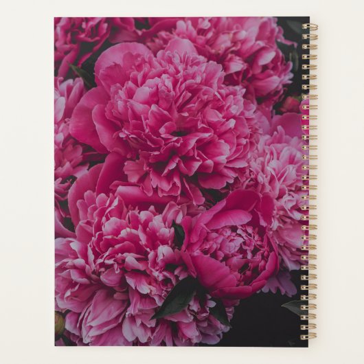 Pink Peony Dreams Planner (Achterkant)