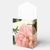 Pink Peony Elegant Floral Bedankdoosjes (Geopend)