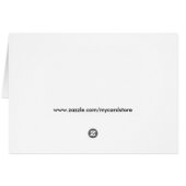 Pink Peony en White Jasmine, Blank Notecard (Achterkant Horizontaal)