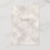 Pink Peony Floral Gold Script & Lijst Details Informatiekaartje (Achterkant)