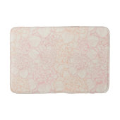 Pink Peony Floral Pattern Badmat (Voorkant)