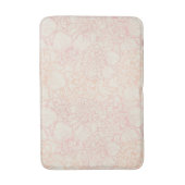 Pink Peony Floral Pattern Badmat (Voorkant Verticaal)