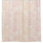 Pink Peony Floral Pattern Douchegordijn (Voorkant)