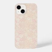 Pink Peony Floral Pattern iPhone Hoesje (Achterkant)