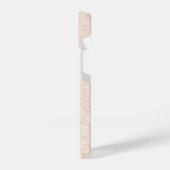 Pink Peony Floral Pattern iPhone Hoesje (Linkerkant)