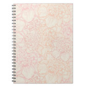 Pink Peony Floral Pattern Notitieboek (Voorkant)