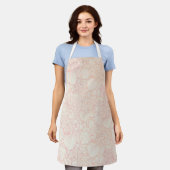 Pink Peony Floral Pattern Schort (Gedragen)