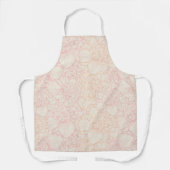Pink Peony Floral Pattern Schort (Voorkant)