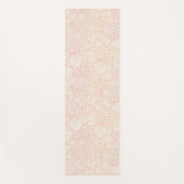 Pink Peony Floral Pattern Yogamat (Voorkant)