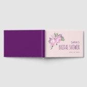 Pink Peony Floral Vrijgezellenfeest Gastenboek (Volledig)