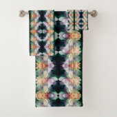 Pink Peony Flower Abstract Bad Handdoek (Insitu)