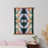 Pink Peony Flower Abstract Hangend Wandkleed (Slaapkamer)
