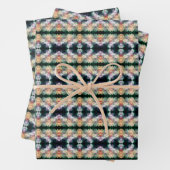 Pink Peony Flower Abstract Inpakpapier Vel (In situ)