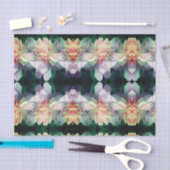 Pink Peony Flower Abstract Pattern Decoupage Tissuepapier (Craft)