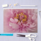 Pink Peony Flower Blossom Photo Decoupage Tissuepapier (Craft)